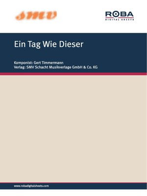 cover image of Ein Tag Wie Dieser